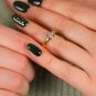 Bague or bicolore diamant (s) 