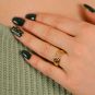 Bague or jaune diamant (s) 