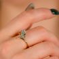 Bague or jaune Topaze 