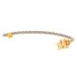 Bracelet or et acier diamant (s) signé FRED