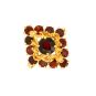 Bague or jaune Grenats Vintage