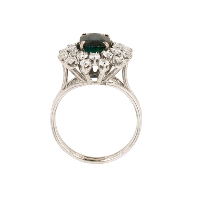 Bague or gris diamant (s) Vintage 