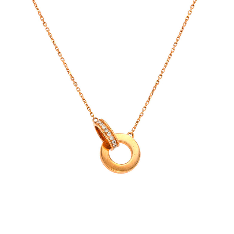 Collier diamants 0.10 carat...