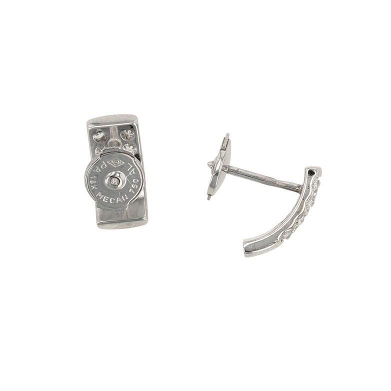 Boucles d'oreilles or gris diamant (s) 