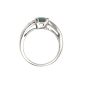 Bague or gris saphir et diamant(s) 