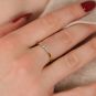 Bague or bicolore diamant (s) 