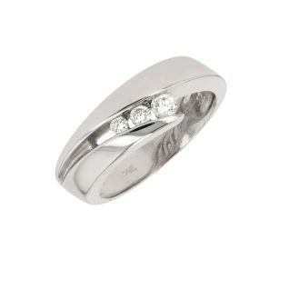 Bague or gris diamant (s)