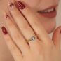 Bague or jaune Saphir 