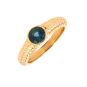 Bague or jaune Saphir