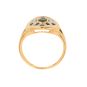 Bague or jaune Saphir 