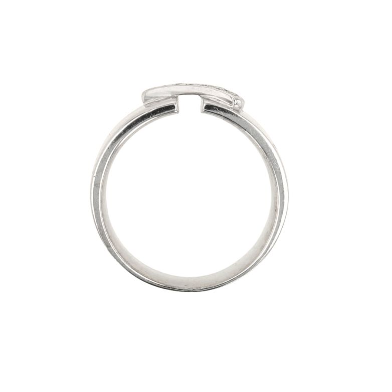 Bague or gris diamant (s) 