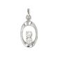 Pendentif or gris diamant (s) 