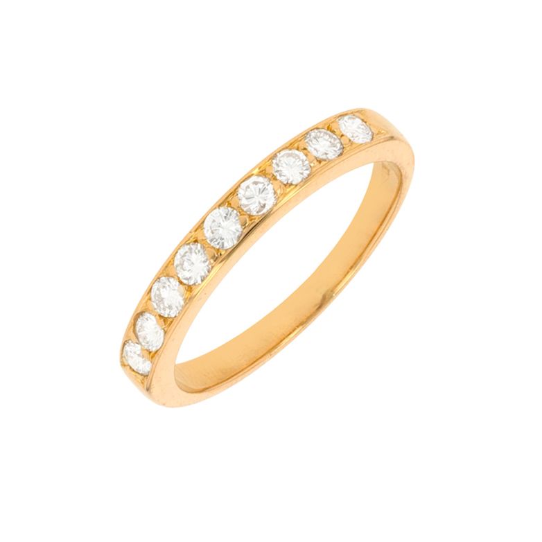 Alliance or jaune diamant (s)