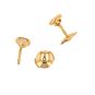 Boucles d'oreilles or jaune diamant (s) 