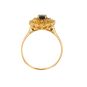 Bague or jaune saphir et diamant(s) 