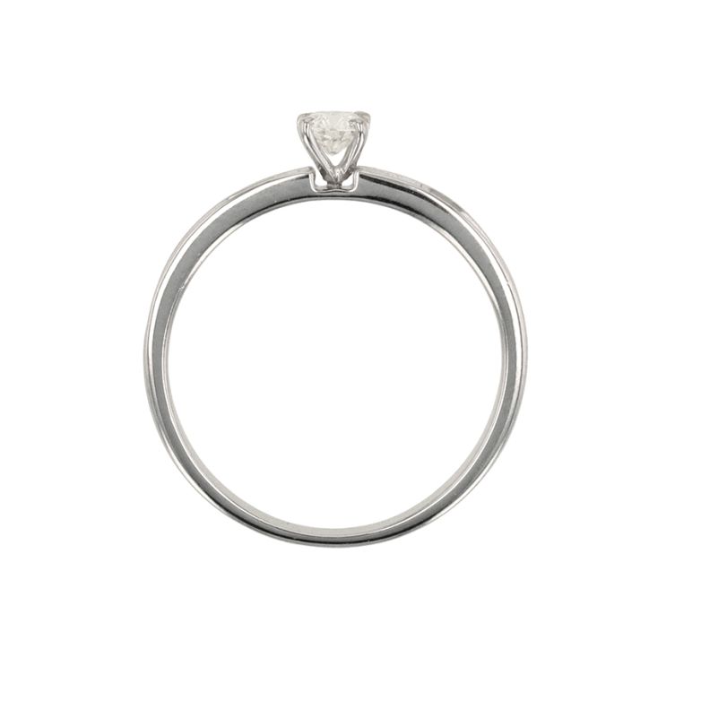 Bague or gris diamant (s) 