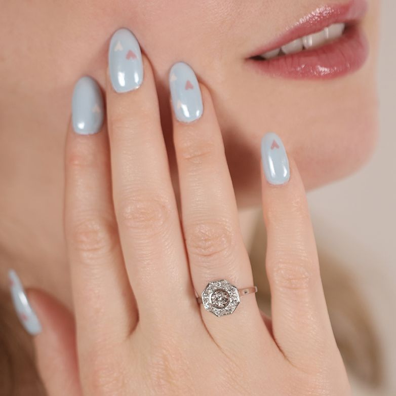 Bague Platine diamant (s) 