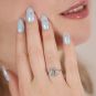 Bague Platine diamant (s) 