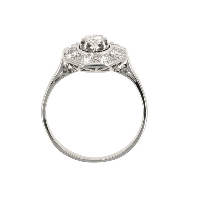 Bague Platine diamant (s) 