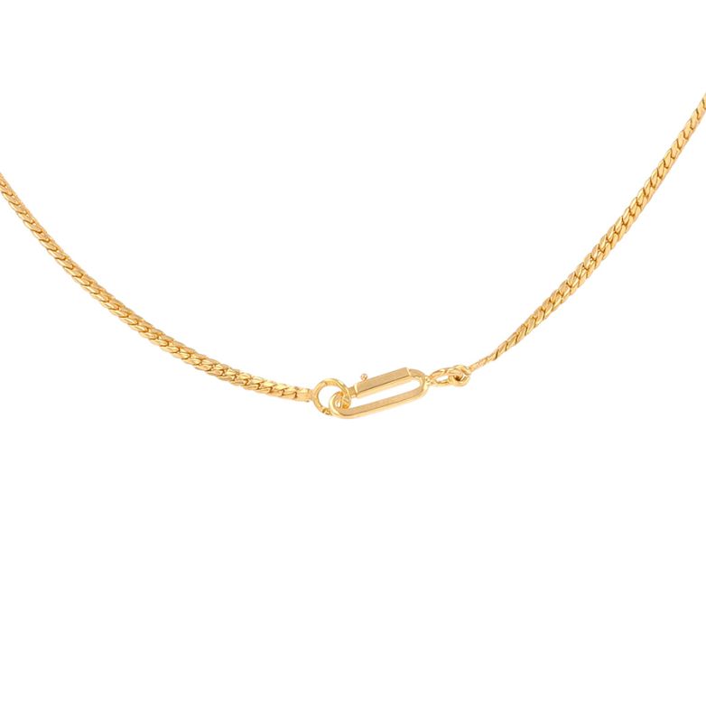 collier or jaune rubis et diamant(s) 