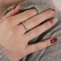 Bague or gris diamant (s) 