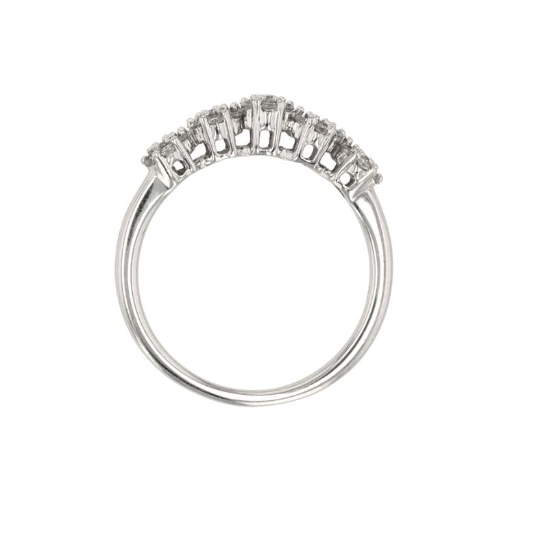Bague or gris diamant (s) 