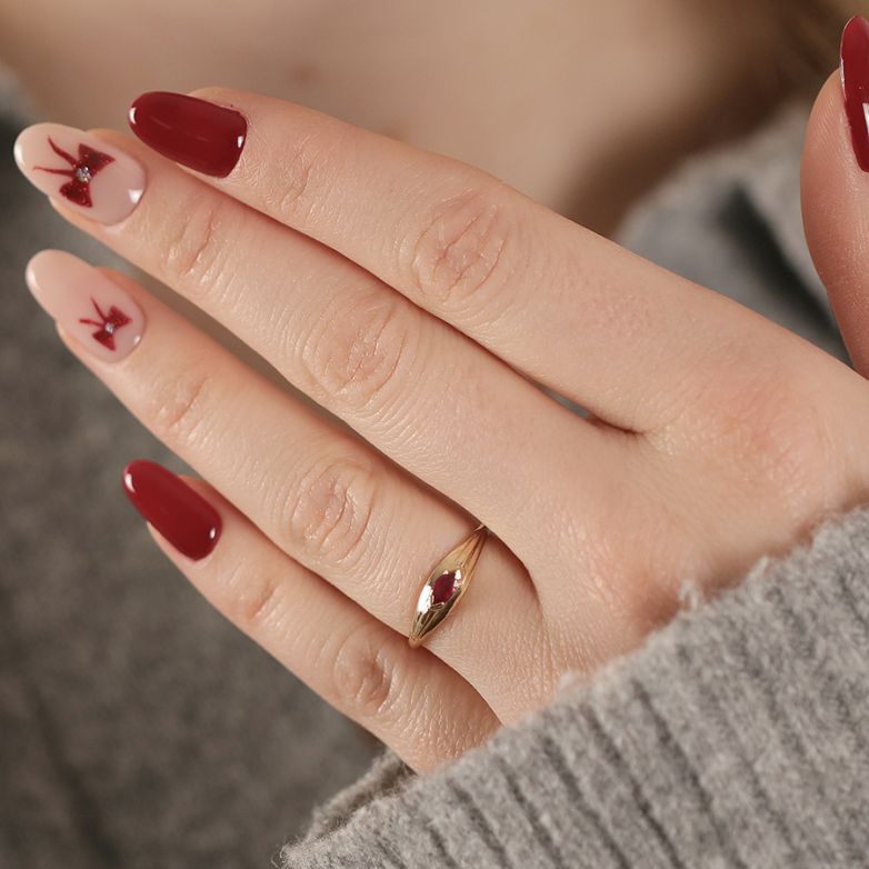 Bague or jaune Rubis 