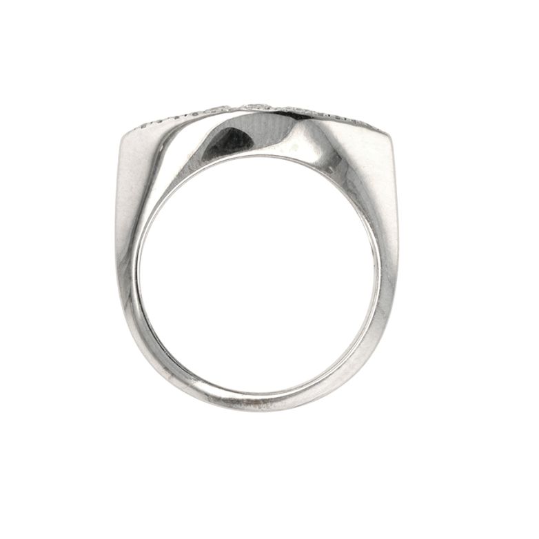 Bague or gris diamant (s) 
