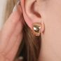 Boucles d'oreilles or jaune 