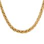 Collier maille Palmier or jaune