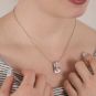 collier or gris diamant (s) 