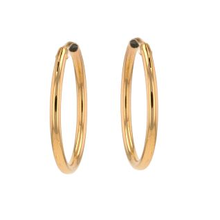 Boucles créoles or jaune