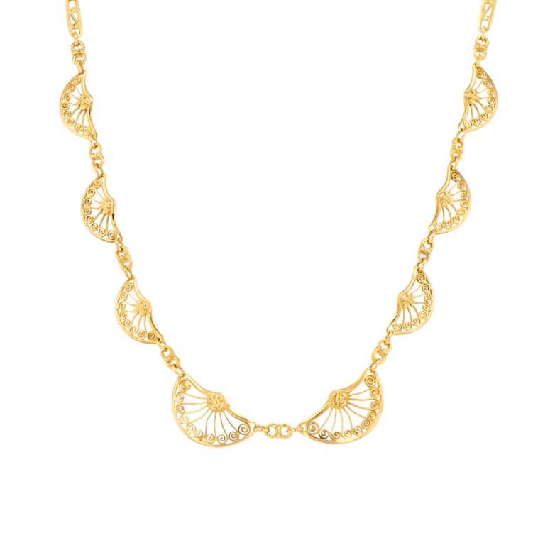 Collier vintage maille...