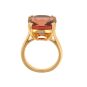 Bague or jaune Pierres fines tourmaline rapport TELLURIA