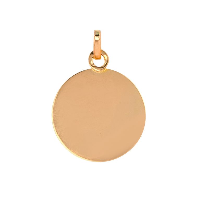 médaille or jaune 