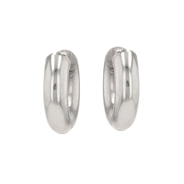 Boucles créoles or gris