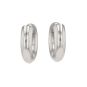 Boucles créoles or gris