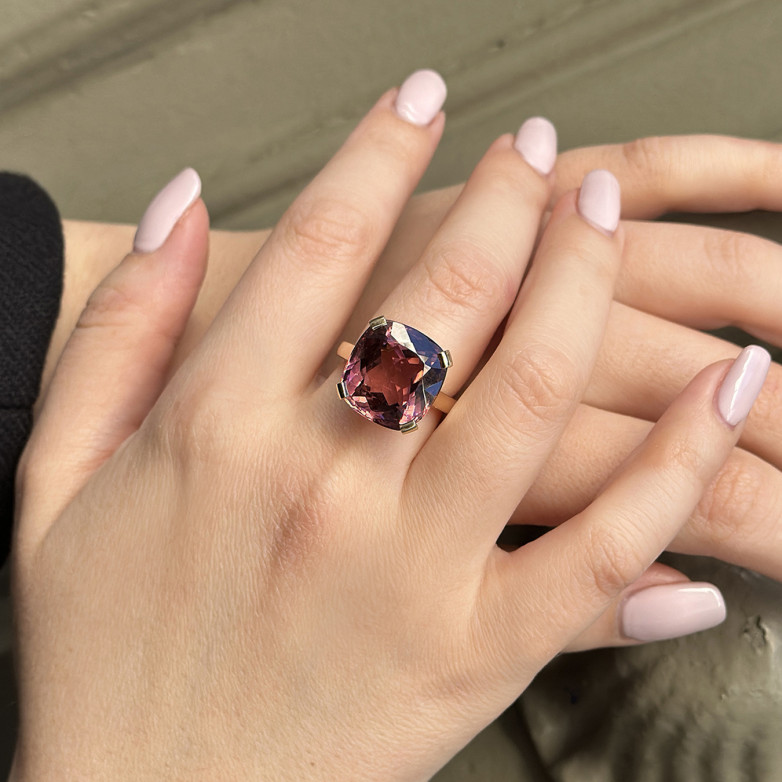 Bague tourmaline 16.44...
