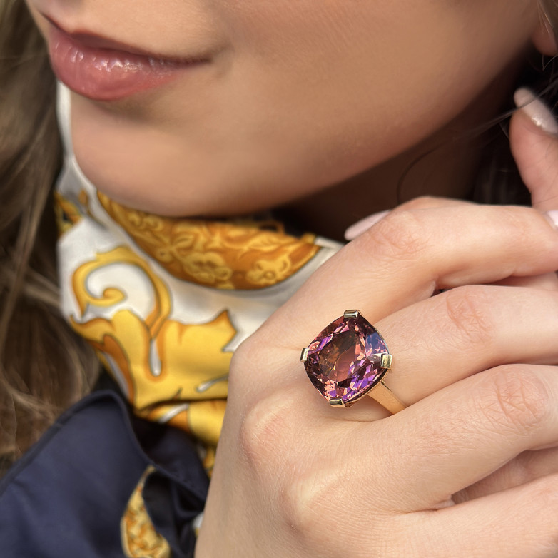 Bague tourmaline 16.44...