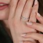 Alliance or gris diamant (s) 
