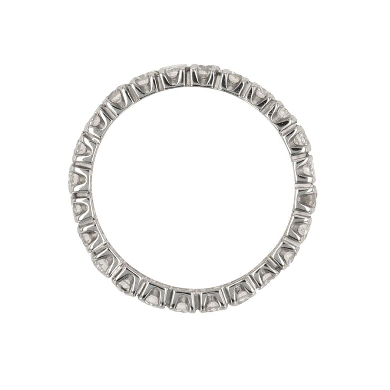 Alliance or gris diamant (s) 