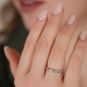 Alliance or gris diamant (s) 