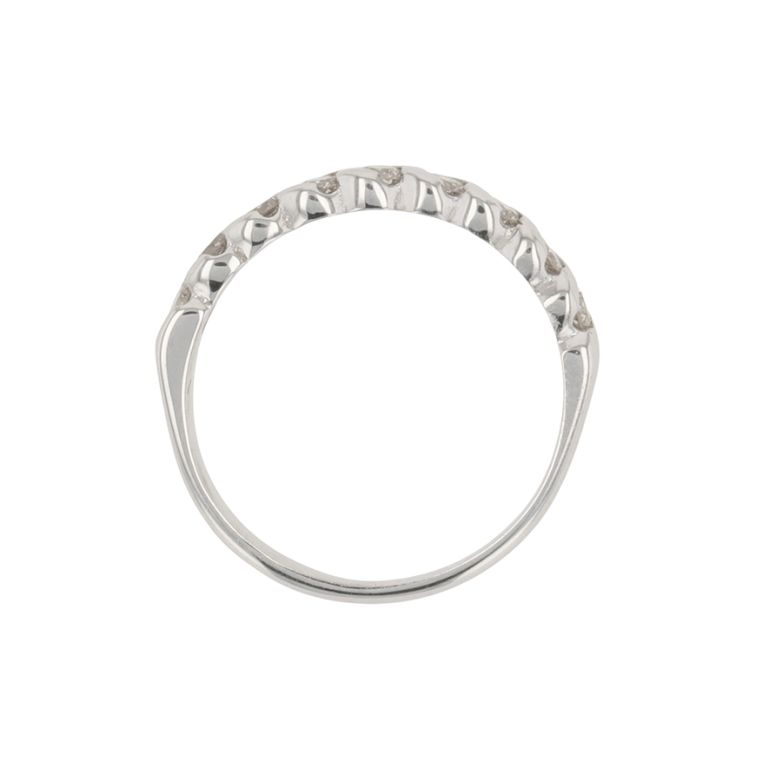Alliance or gris diamant (s) 