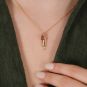 Pendentif or jaune rubis et diamant(s) 