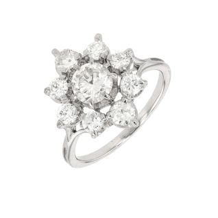 Bague or gris diamant (s) Vintage