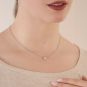 Collier or gris diamant (s) 