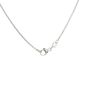 Collier or gris diamant (s) 