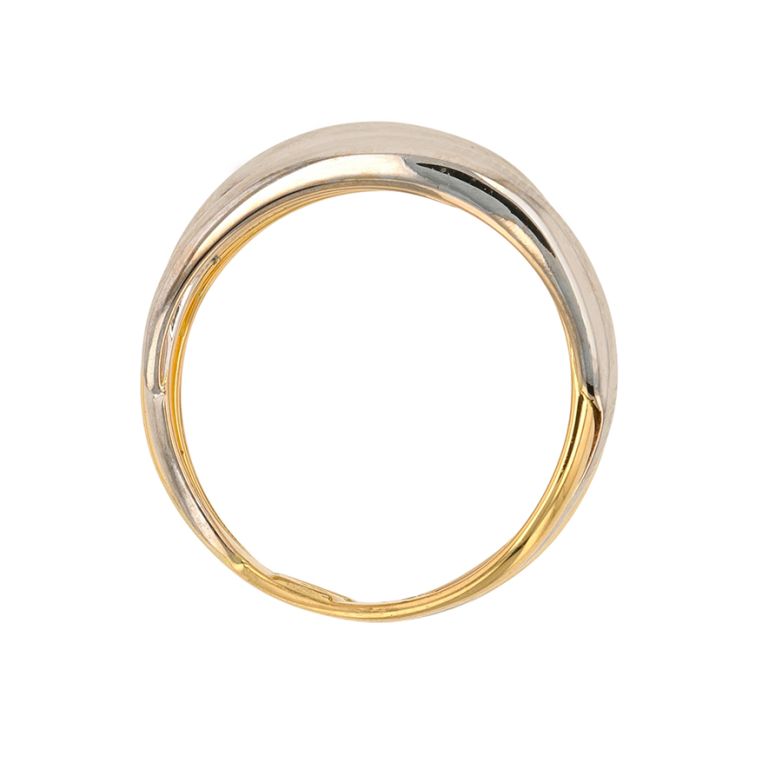 Bague or bicolore 