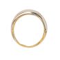 Bague or bicolore 