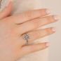 Bague or gris diamant (s) 